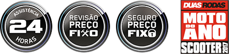 Assistência 24 horas + Revisão preço fixo + Seguro preço fixo + Moto do ano - SCOOTER 2017 DUAS RODAS Assistência 24 horas + Revisão preço fixo + Seguro preço fixo + Moto do ano - SCOOTER 2017 DUAS RODAS